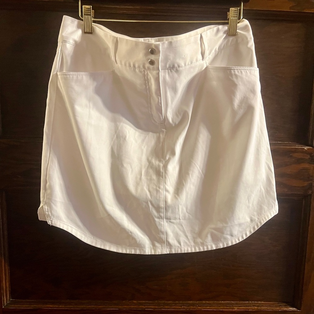 New Adidas Skort Women’s 10 White Athletic Mini Skirt Tennis Golf Pickleball